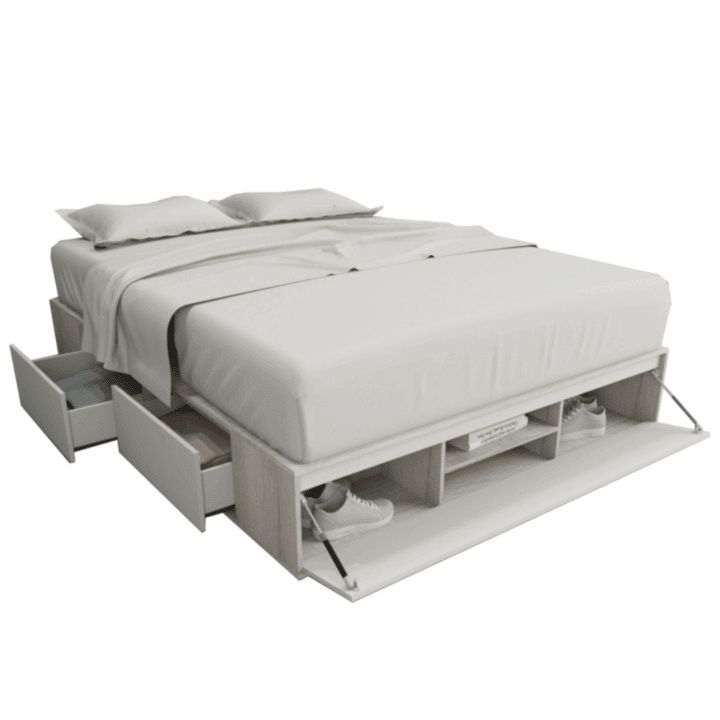 Box Base Minimal 6443 4 Cajones 1.60m