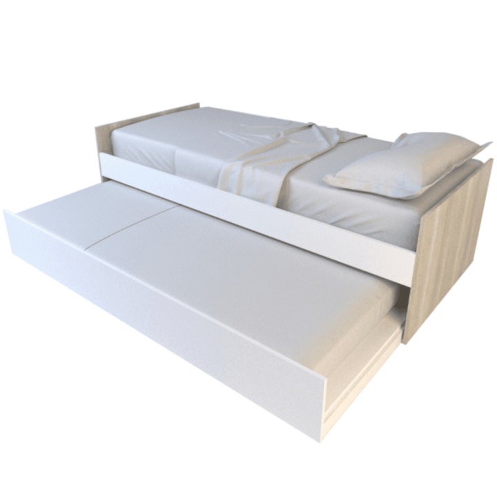Cama Marinera Minimal 6456 1 Plaza Juvenil 0.80m