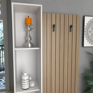 Recibidor Organizador 4019 Zapatero Perchero Columna 0.94m