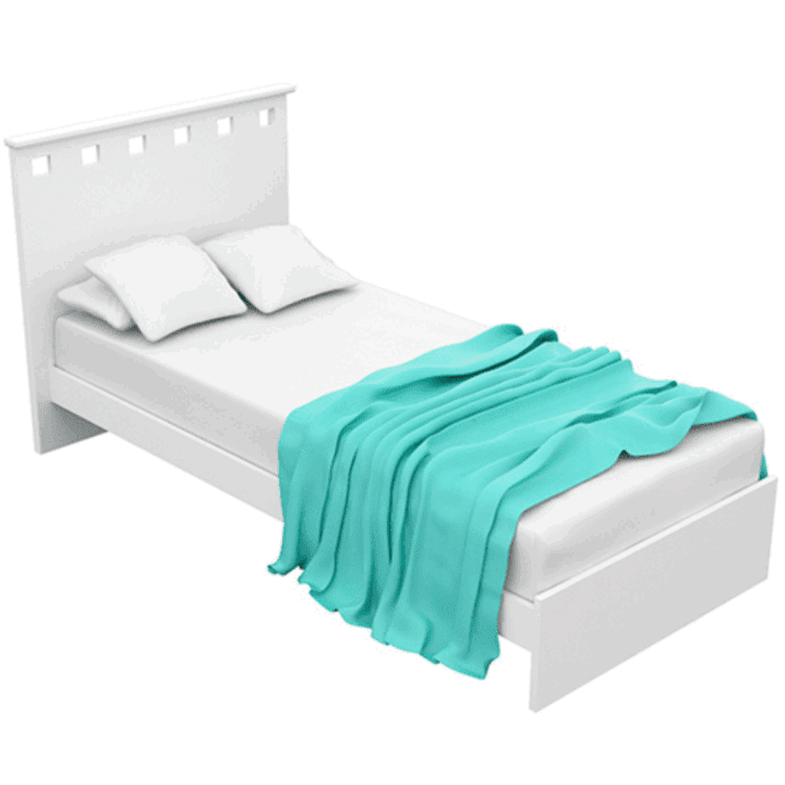 Cama 1 Plaza Respaldo Serie5 Infantil 0.90m