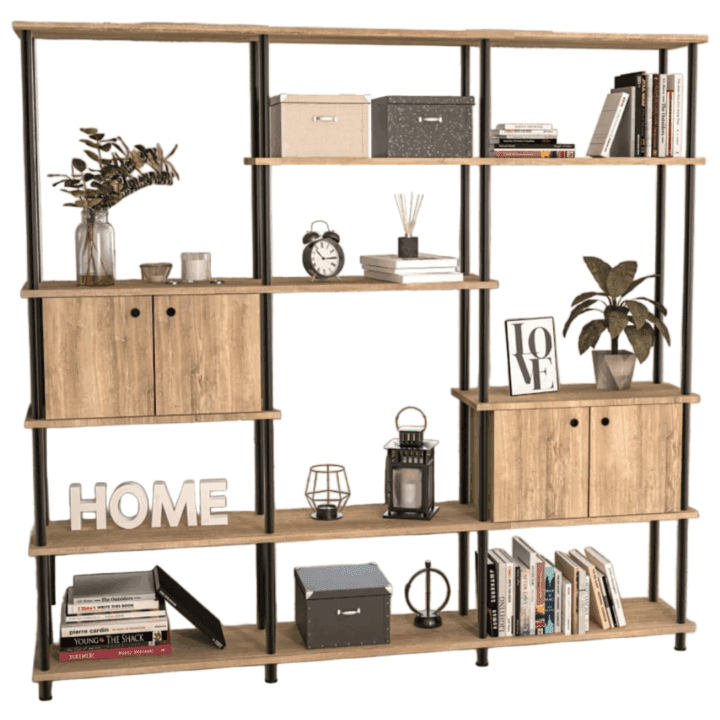 Estanteria Biblioteca Modular Separador Industrial S00 1.92m