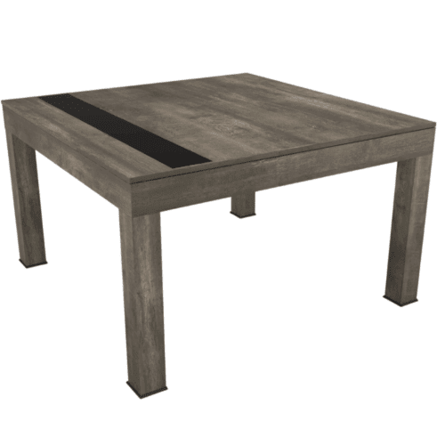 Mesa Comedor Moderna Benicio Cuadrada Vidrio 1.35m