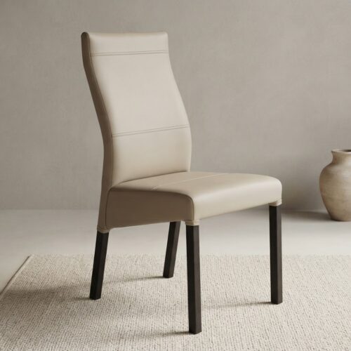 Silla Comedor Moderna Kendor Tapizada Curva