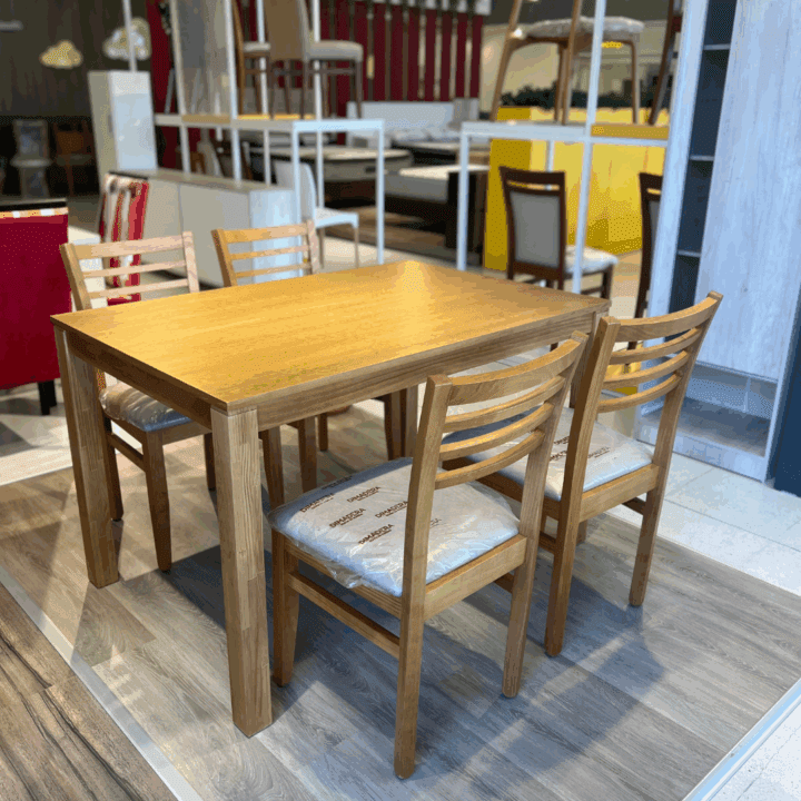 Mesa Comedor Madera Maciza Pino MC119 1.30m - Image 3