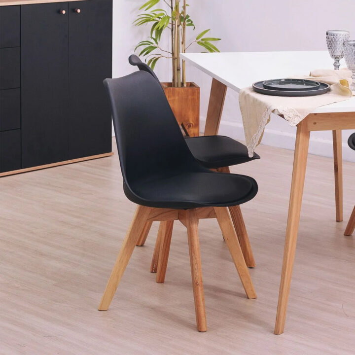 Silla Tulip Negra - Image 2