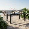 Mesa Plástica Garden Rectangular Rattan Desmontable 1 (4)