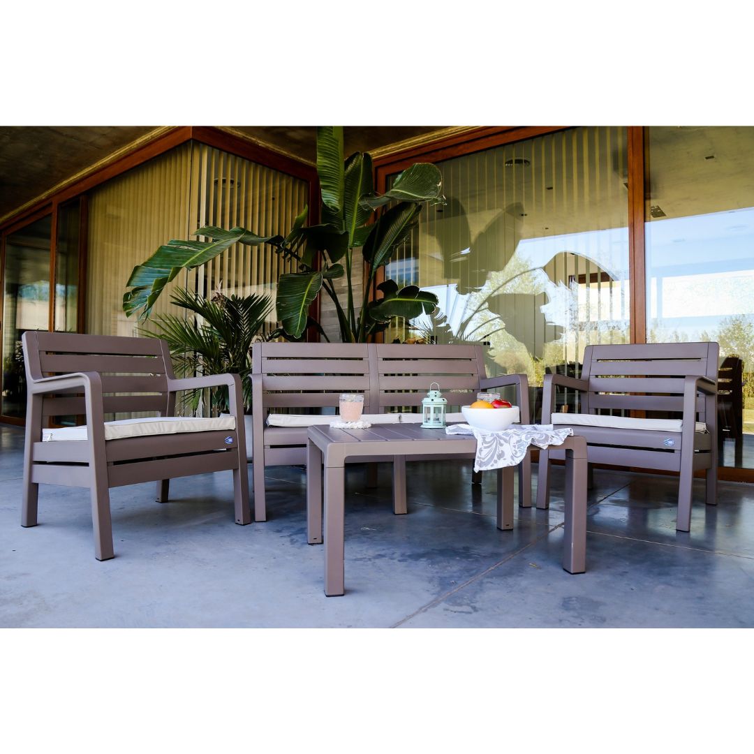 Set2 Jardín Plástico Paris Capuchino - Image 2