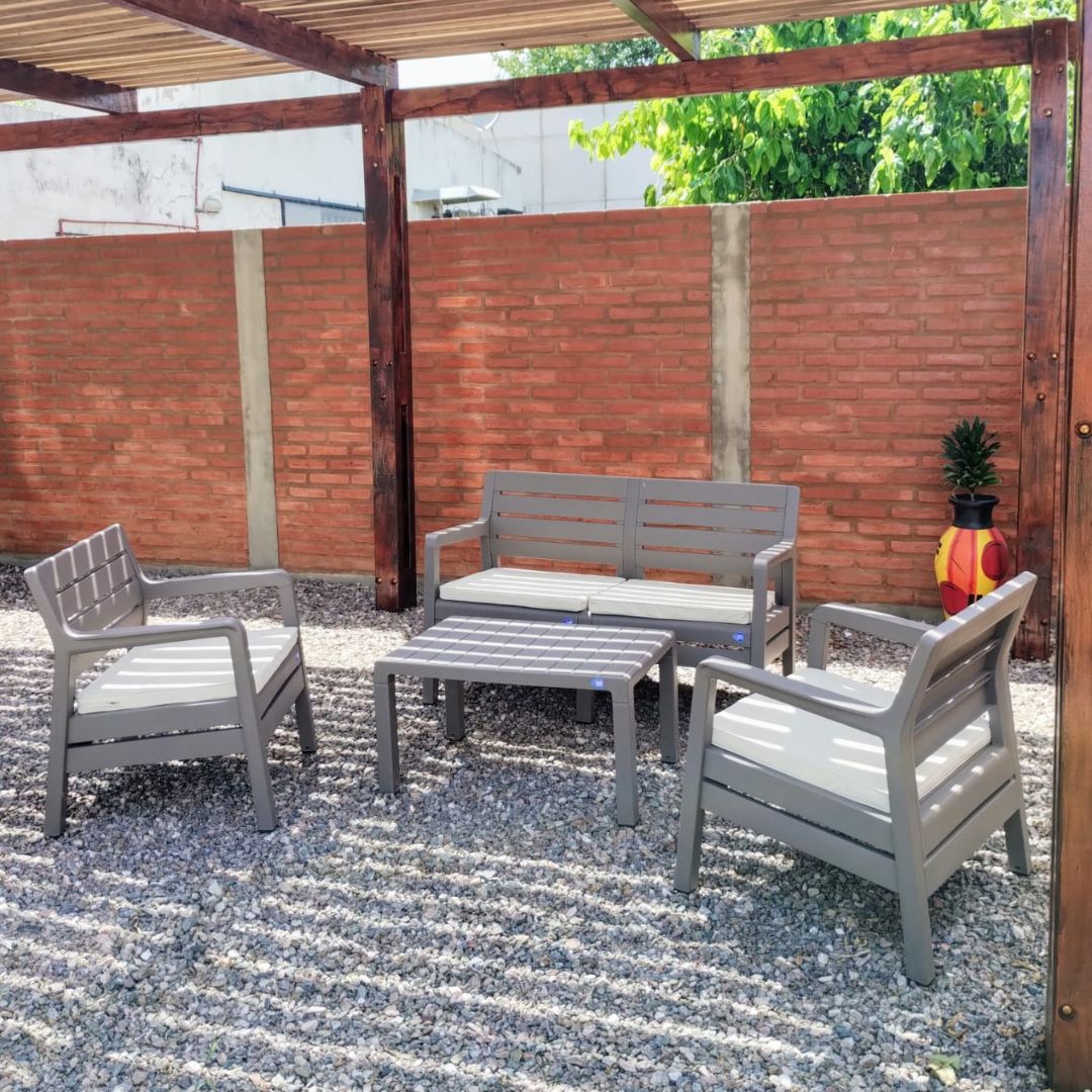 Set2 Jardín Plástico Paris Capuchino - Image 3