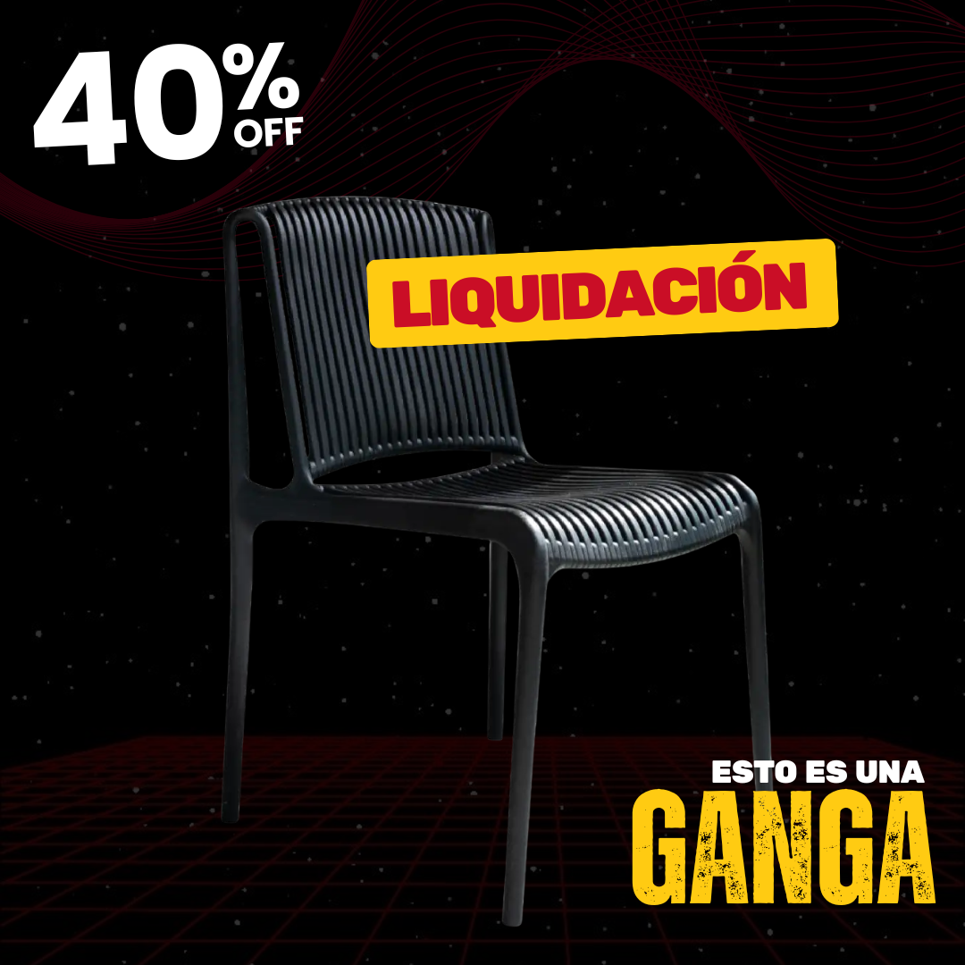 Silla Diseño Listones Tokio Apilable