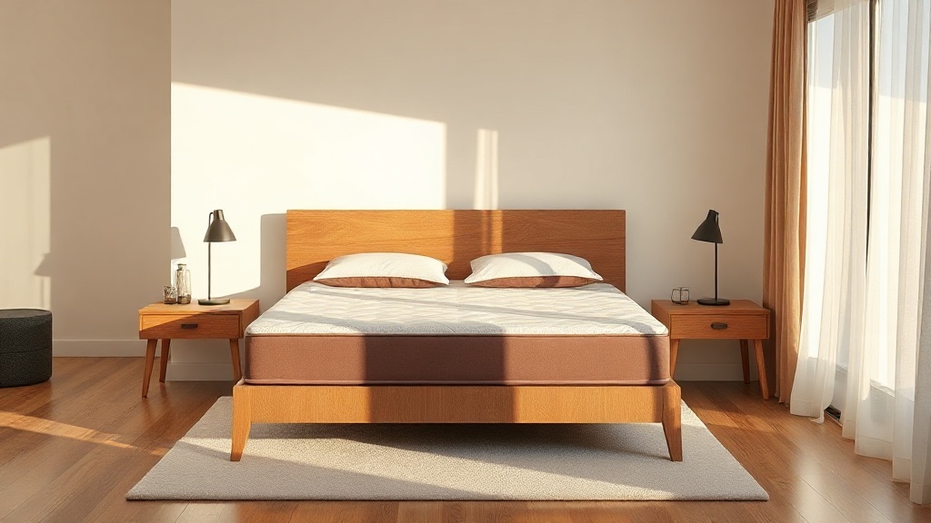 Dormitorio con sommier y colchón, muebles en San Francisco