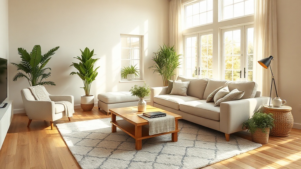 Living luminoso amueblado, muebles en Santa Fe