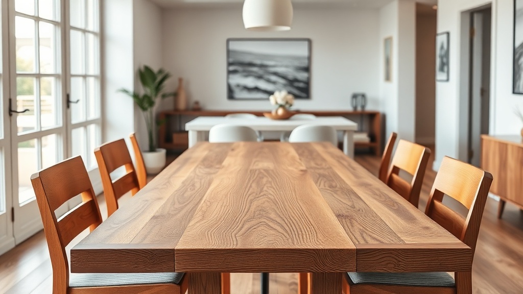 Qué madera elegir para tu comedor: paraíso, MDF o melamina